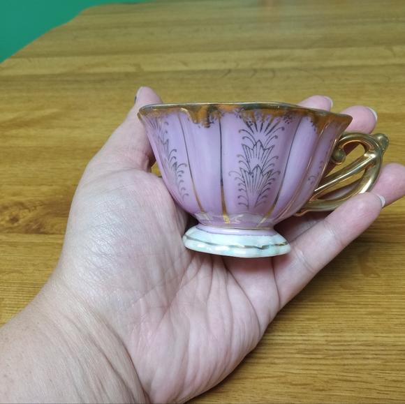Vintage Japanese Iridescent Lusterware Tea Cup - Picture 6 of 13